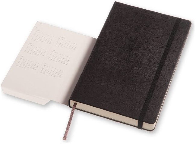 Ежедневник Moleskine CLASSIC DAILY LARGE, A5, черный