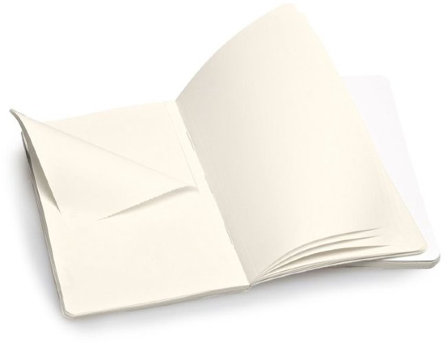 Блокнот Moleskine VOLANT POCKET, нелинованный, белый (2шт) Блокнот Moleskine VOLANT POCKET, нелинованный, белый (2шт)