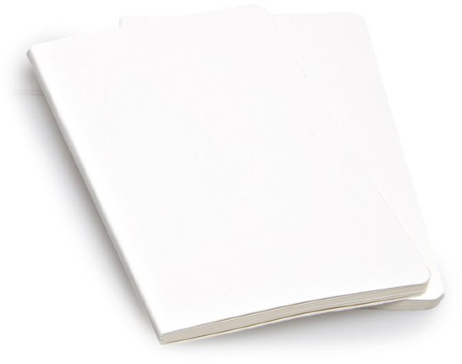 Блокнот Moleskine VOLANT POCKET, нелинованный, белый (2шт) Блокнот Moleskine VOLANT POCKET, нелинованный, белый (2шт)