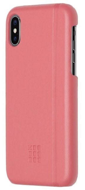 Чехол (клип-кейс) Moleskine для Apple iPhone X IPHXXX, розовый