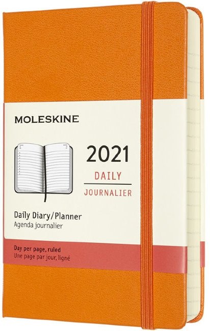 Ежедневник Moleskine CLASSIC Pocket 90x140мм 400стр. оранжевый