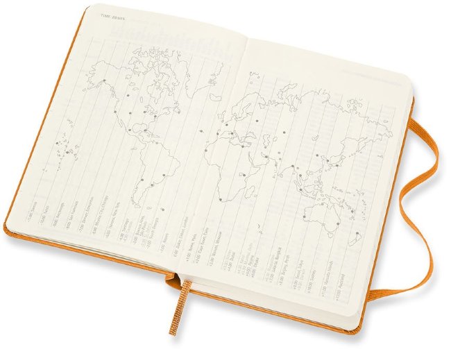 Ежедневник Moleskine CLASSIC Pocket 90x140мм 400стр. оранжевый