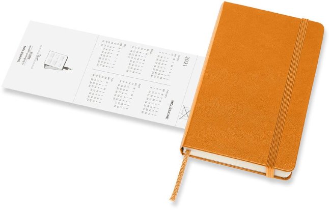 Ежедневник Moleskine CLASSIC Pocket 90x140мм 400стр. оранжевый