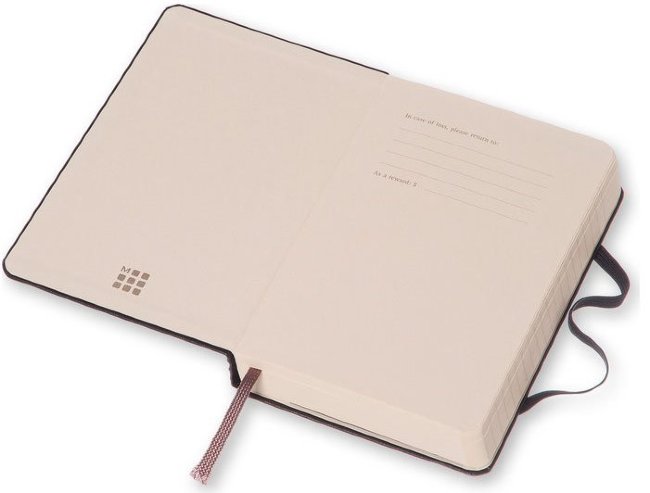 Ежедневник Moleskine CLASSIC DAILY POCKET, A6, черный