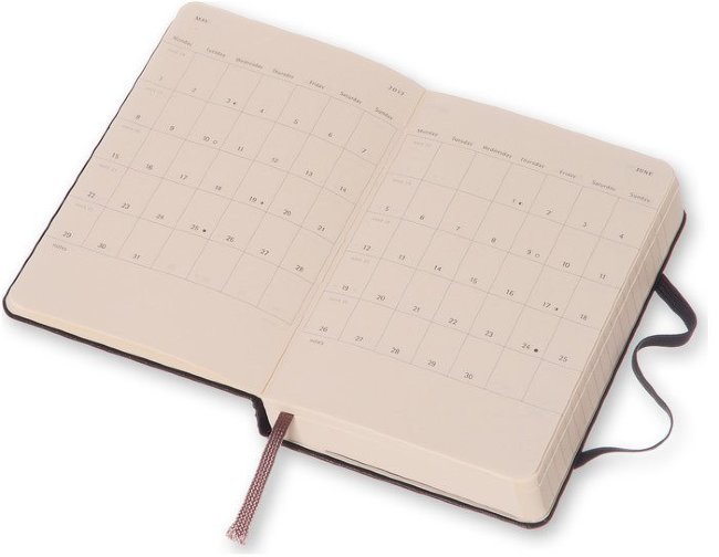 Ежедневник Moleskine CLASSIC DAILY POCKET, A6, черный