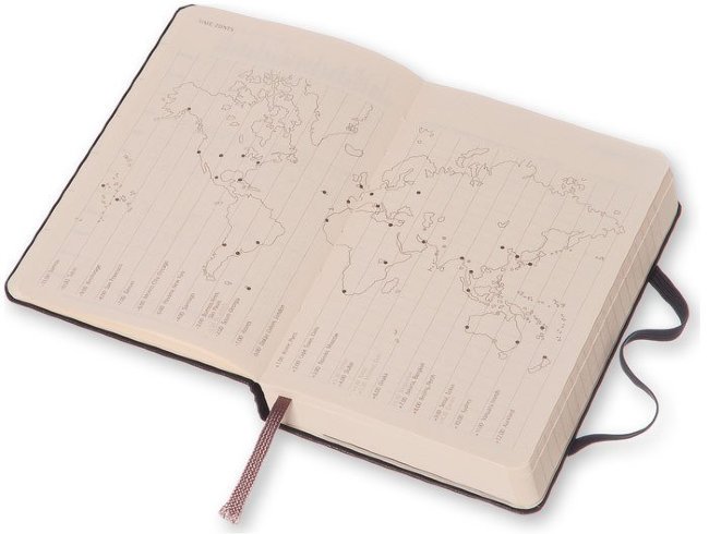 Ежедневник Moleskine CLASSIC DAILY POCKET, A6, черный