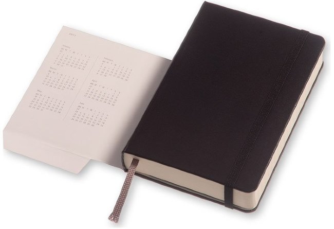 Ежедневник Moleskine CLASSIC DAILY POCKET, A6, черный