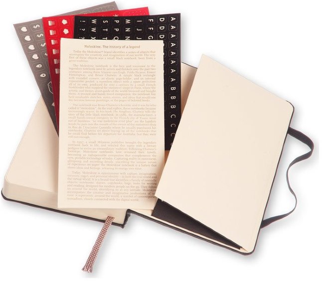 Ежедневник Moleskine CLASSIC DAILY POCKET, A6, черный