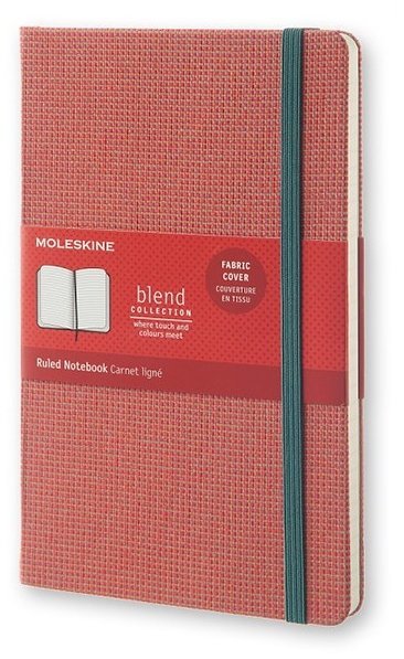 Блокнот Moleskine BLEND LARGE Limited Edition, линейка, красный Блокнот Moleskine BLEND LARGE Limited Edition, линейка, красный