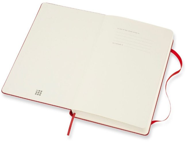 Ежедневник Moleskine Academic Daily, датированный на 18 месяцев, красный