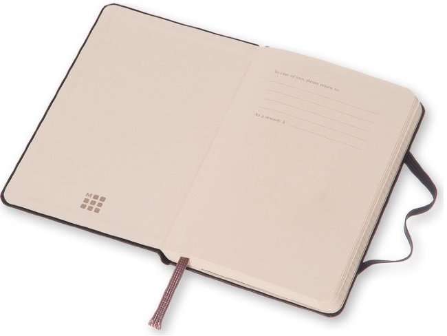 Еженедельник Moleskine CLASSIC WKLY POCKET, A6, черный