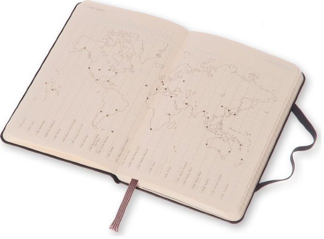 Еженедельник Moleskine CLASSIC WKLY POCKET, A6, черный