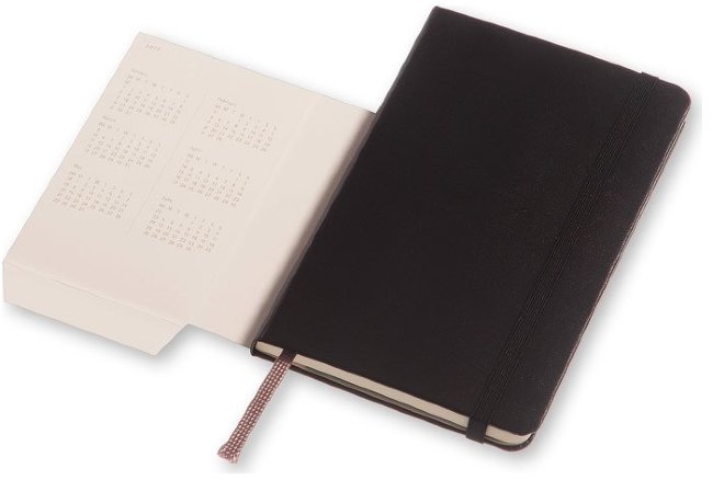 Еженедельник Moleskine CLASSIC WKLY POCKET, A6, черный