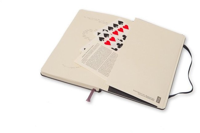 Блокнот Moleskine ALICE IN WONDERLAND LARGE Limited Edition, нелинованный, черный