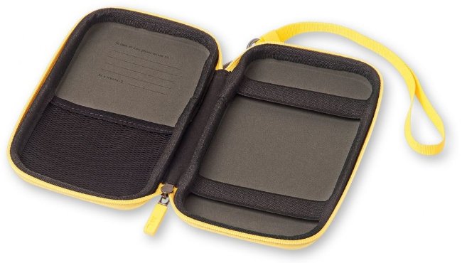 Чехол для путешествий Moleskine Journey Pouch Small, ремешок на запястье, желтый Чехол для путешествий Moleskine Journey Pouch Small, ремешок на запястье, желтый